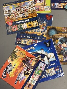 Disney Scrapbooking Kit Bundle - Blue, Orange, Yellow, Red, Navy